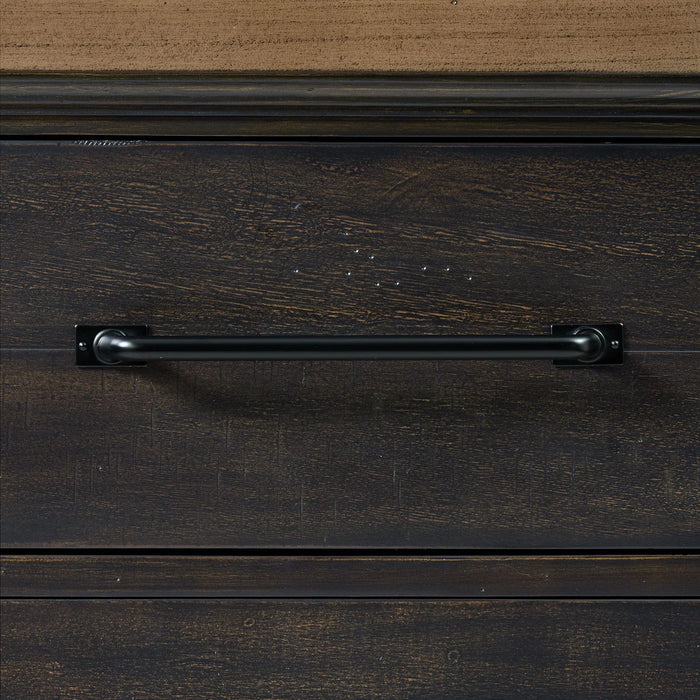 Montrose Server and Hutch with LED Light in Espresso and Brown - Tony’s Furniture Store & Linen (GA) - Multi Location