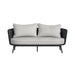 Bali Loveseat with Olefin Grey in Dark Grey - Tony’s Furniture Store & Linen (GA) - Multi Location