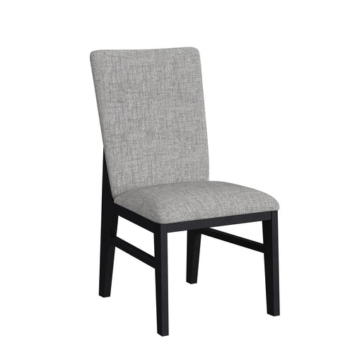 Marlene Dining Side Chair with Grey Fabric in Black (2 Per Carton) - Tony’s Furniture Store & Linen (GA) - Multi Location