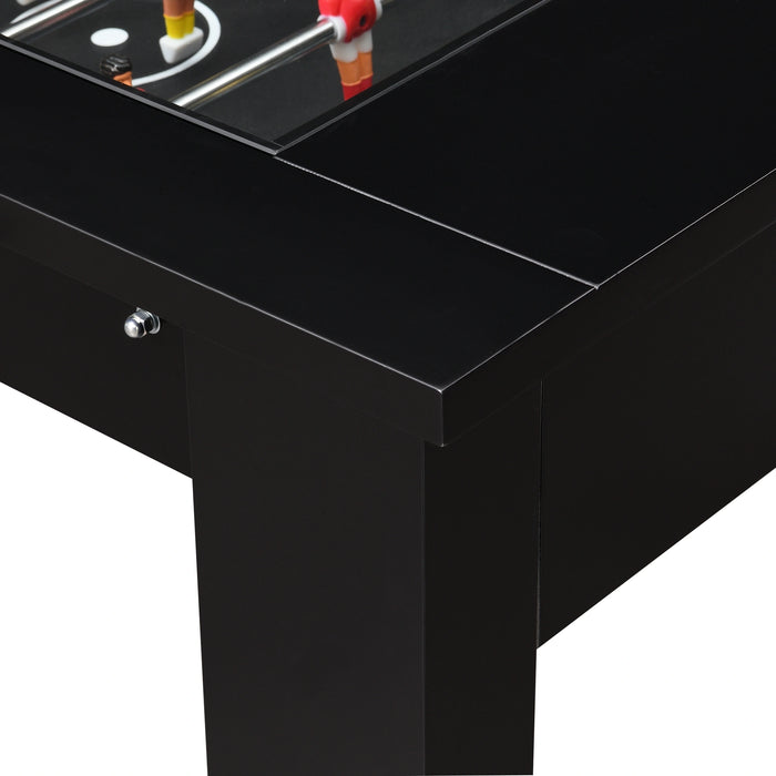 Giga Foosball Table (SSG-110601) Black Foosball Table - Tony’s Furniture Store & Linen (GA) - Multi Location