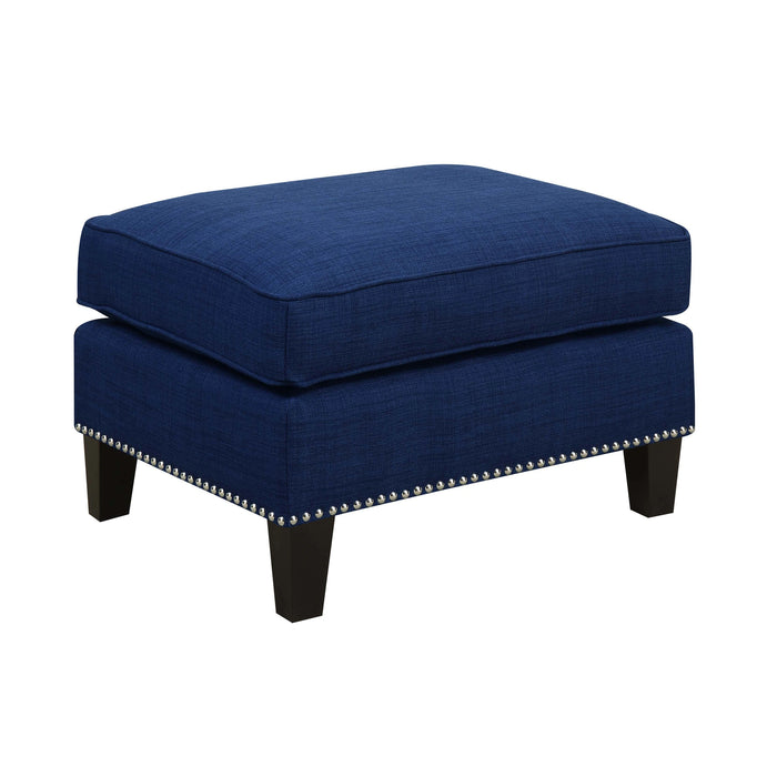 Erica 497 Ottoman W/Chrome Nail (ISTA 3) - Tony’s Furniture Store & Linen (GA) - Multi Location