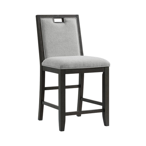 Elodie Counter Chair with Grey Fabric in Charcoal (2 Per Carton) - Tony’s Furniture Store & Linen (GA) - Multi Location