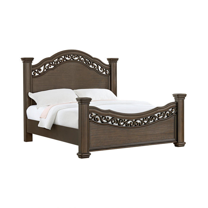 Brunswick Panel Bedroom Set in Mahogany - Tony’s Furniture Store & Linen (GA) - Multi Location
