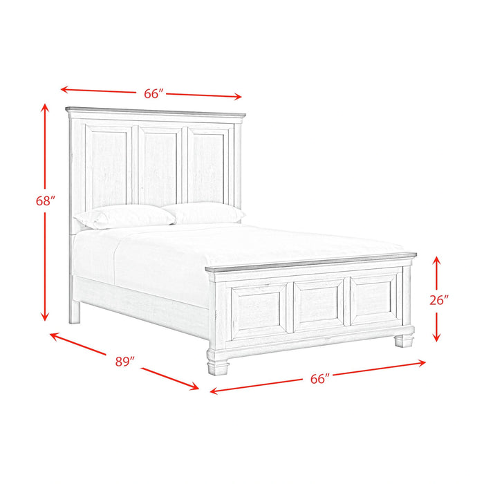 Farmington Bedroom Set in Medium Brown and Washed Stone - Tony’s Furniture Store & Linen (GA) - Multi Location