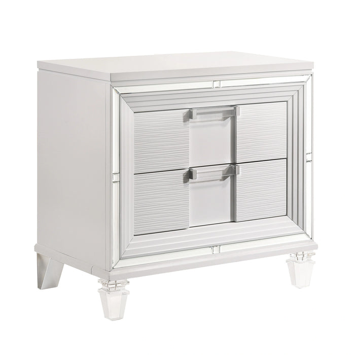 Twenty Nine Nightstand w/USB White - Tony’s Furniture Store & Linen (GA) - Multi Location