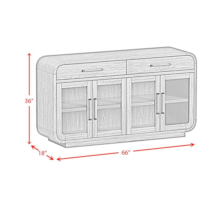 Glinda Server in Brown - Tony’s Furniture Store & Linen (GA) - Multi Location