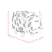 Cow Storage Stool in White and Black - Tony’s Furniture Store & Linen (GA) - Multi Location