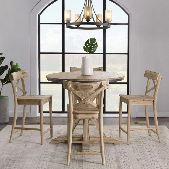 (D680-22) Callista- 24'' Counter Stool- Beach/Natural - Tony’s Furniture Store & Linen (GA) - Multi Location