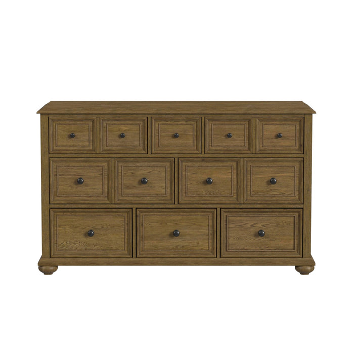 Heritage & Home Dresser in Oak Brown - Tony’s Furniture Store & Linen (GA) - Multi Location