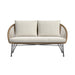 Grace Outdoor Seating 4PC Set - Black, Natural and Olefin Beige - Tony’s Furniture Store & Linen (GA) - Multi Location