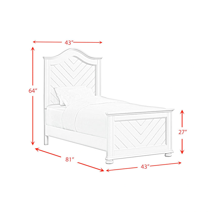 Kona Panel Bed in White - Tony’s Furniture Store & Linen (GA) - Multi Location