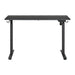 Oakland Adjustable Desk in Black - 3A Packing - Tony’s Furniture Store & Linen (GA) - Multi Location