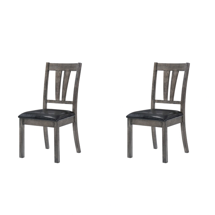 Nathan Fan Back Chair W/Pu Seat (2 Per Pack) - Tony’s Furniture Store & Linen (GA) - Multi Location