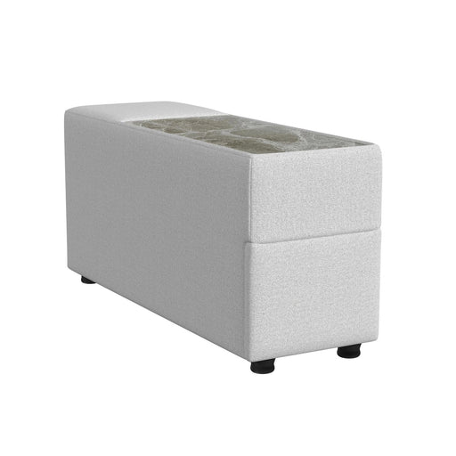 Zandara Modular Console with Speaker and Cooler - Olefin Beige - Tony’s Furniture Store & Linen (GA) - Multi Location