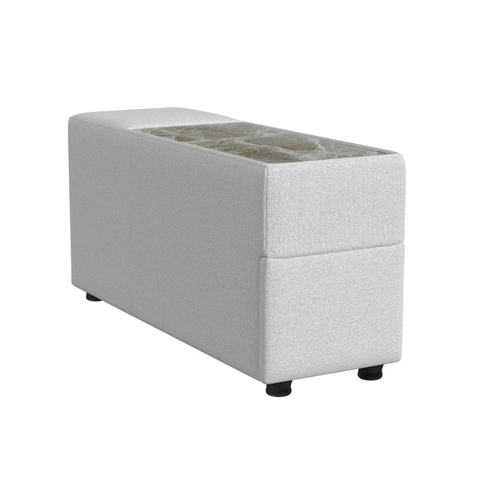 Zandara Modular Console with Speaker and Cooler - Olefin Beige - Tony’s Furniture Store & Linen (GA) - Multi Location