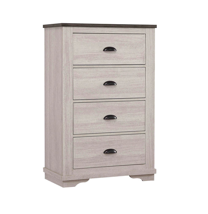 Crown Mark Furniture Coralee 5 Drawer Chest in White image