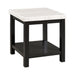 Marcello w/ White Top - End table - Tony’s Furniture Store & Linen (GA) - Multi Location