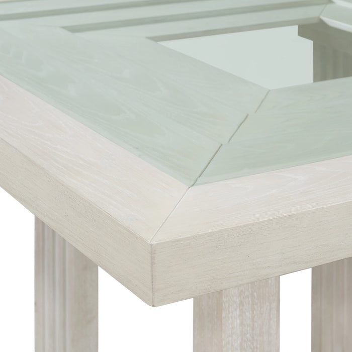 Avalanche Square Counter Table in Antique White - Tony’s Furniture Store & Linen (GA) - Multi Location