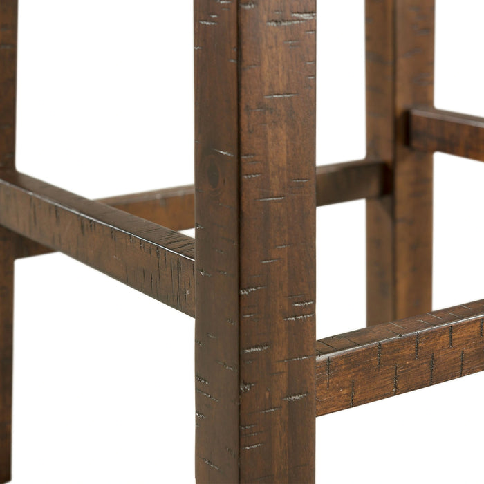 Jax Bar Table Single Pack (Table + Three Stools) in Cherry - Tony’s Furniture Store & Linen (GA) - Multi Location