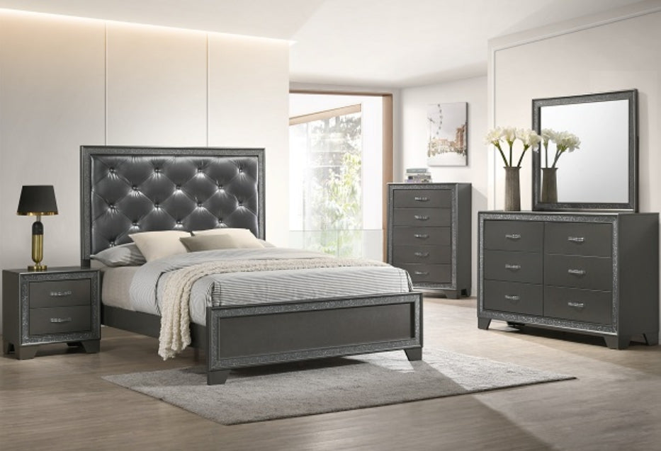 Crown Mark Furniture Kaia Dresser in Dark Gray - Tony’s Furniture Store & Linen (GA) - Multi Location