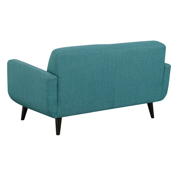 Hadley 4480 Love Seat Heirloom Teal w/No Pillow - Tony’s Furniture Store & Linen (GA) - Multi Location