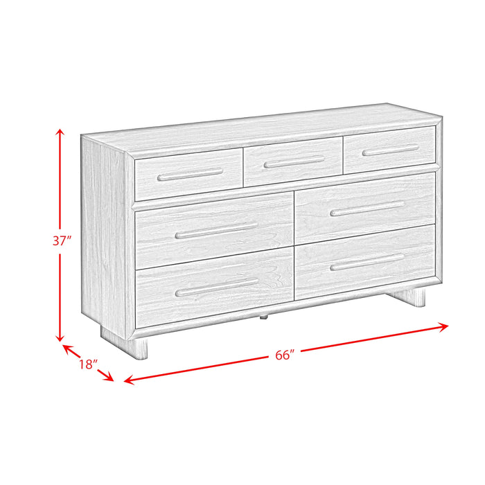 Brisbane Dresser with LED in Brown - Tony’s Furniture Store & Linen (GA) - Multi Location
