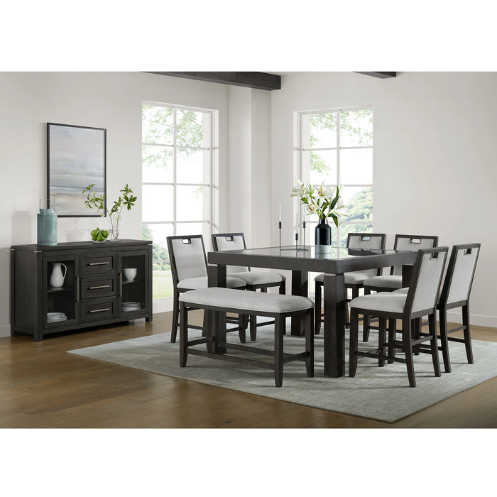 Elodie Counter Height Dining Set in Charcoal - Tony’s Furniture Store & Linen (GA) - Multi Location