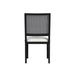 Bahama Breeze Dining Chair with White Fabric in Black (2 Per Carton) - Tony’s Furniture Store & Linen (GA) - Multi Location