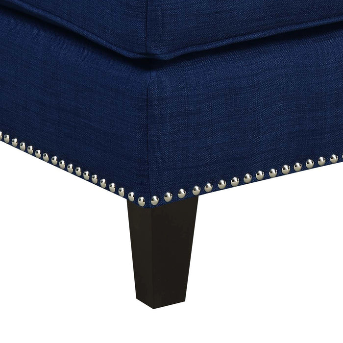 Erica 497 Ottoman W/Chrome Nail (ISTA 3) - Tony’s Furniture Store & Linen (GA) - Multi Location
