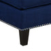 Erica 497 Ottoman W/Chrome Nail (ISTA 3) - Tony’s Furniture Store & Linen (GA) - Multi Location