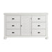 Kona 6-Drawer Dresser in White - Tony’s Furniture Store & Linen (GA) - Multi Location