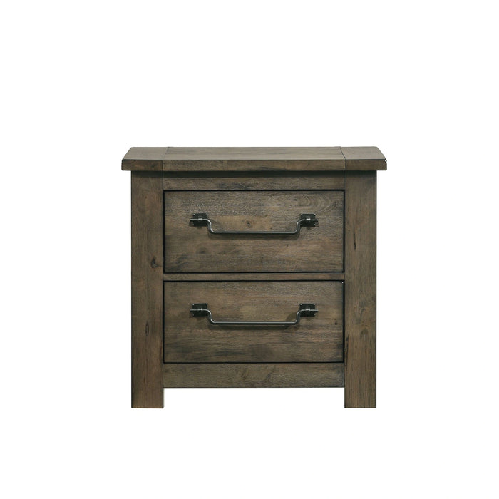 Maverick Nightstand w/USB Grey - Tony’s Furniture Store & Linen (GA) - Multi Location