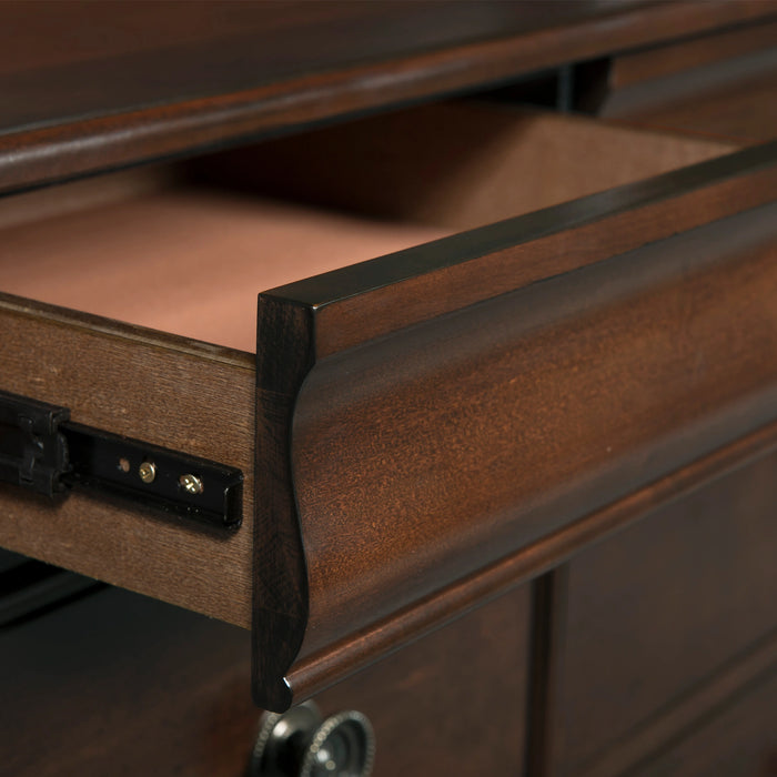 Cameron Cherry Sleigh Bedroom Set - Tony’s Furniture Store & Linen (GA) - Multi Location