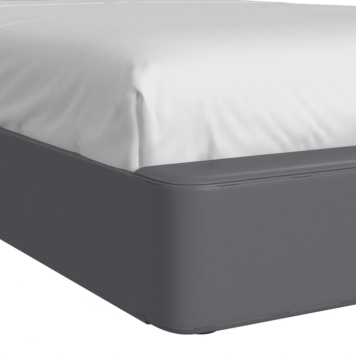 Valari Bed in Grey PU - Tony’s Furniture Store & Linen (GA) - Multi Location