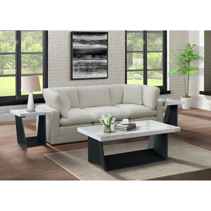 Beckley Coffee Table Complete in Marble Top - Tony’s Furniture Store & Linen (GA) - Multi Location
