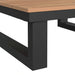 Cabana Coffee Table with Natural Top in Black - Tony’s Furniture Store & Linen (GA) - Multi Location