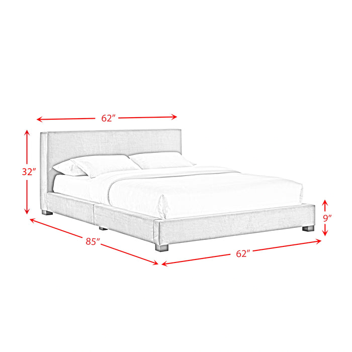 Brookhaven UPH Bed in Grey Velvet - Tony’s Furniture Store & Linen (GA) - Multi Location