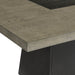 Jemma Square Table w/ Grey Top & Dark Espresso Base - Tony’s Furniture Store & Linen (GA) - Multi Location