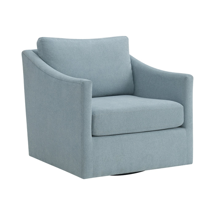 Acacia Swivel Chair in Freya Light Blue - Tony’s Furniture Store & Linen (GA) - Multi Location