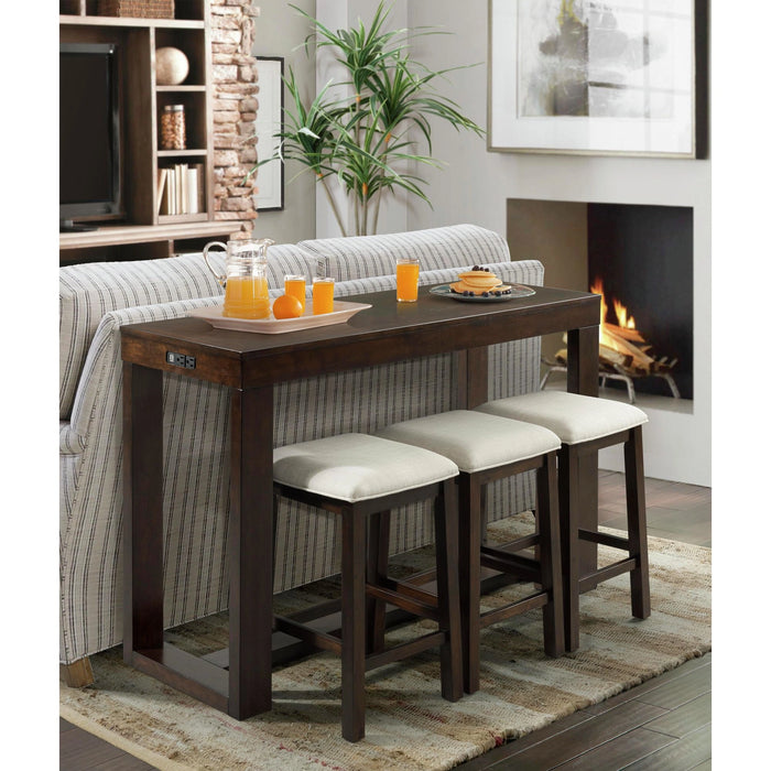 Hardy Occasional Bar Table Single Pack (Table + Three Stools) - Tony’s Furniture Store & Linen (GA) - Multi Location