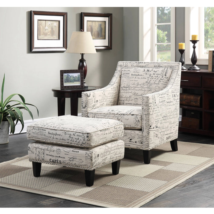 Erica 497 Ottoman W/Chrome Nail (ISTA 3) - Tony’s Furniture Store & Linen (GA) - Multi Location
