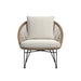 Grace Outdoor Seating 4PC Set - Black, Natural and Olefin Beige - Tony’s Furniture Store & Linen (GA) - Multi Location