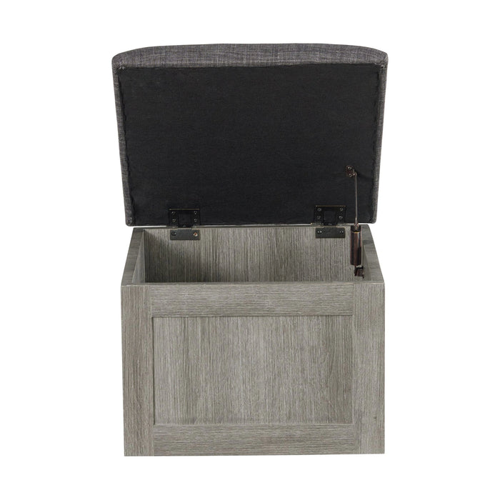 Uster Coffee Table W/Four storage Stools Grey - Tony’s Furniture Store & Linen (GA) - Multi Location