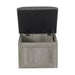 Uster Coffee Table W/Four storage Stools Grey - Tony’s Furniture Store & Linen (GA) - Multi Location