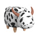 Cow Storage Stool in White and Black - Tony’s Furniture Store & Linen (GA) - Multi Location