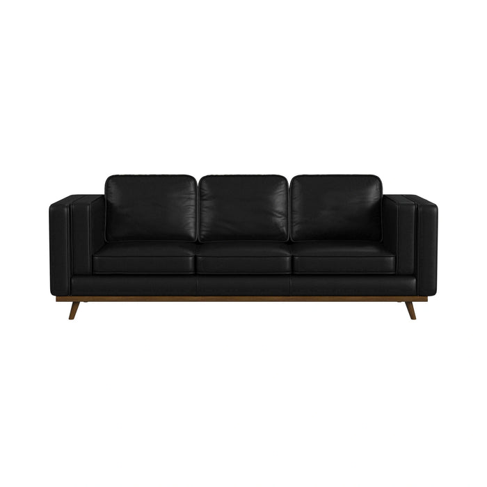 Venus Sofa with Cherry Finished Wooden Front - Tony’s Furniture Store & Linen (GA) - Multi Location