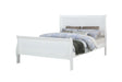 Crown Mark Louis Philip Queen Sleigh Bed in White image