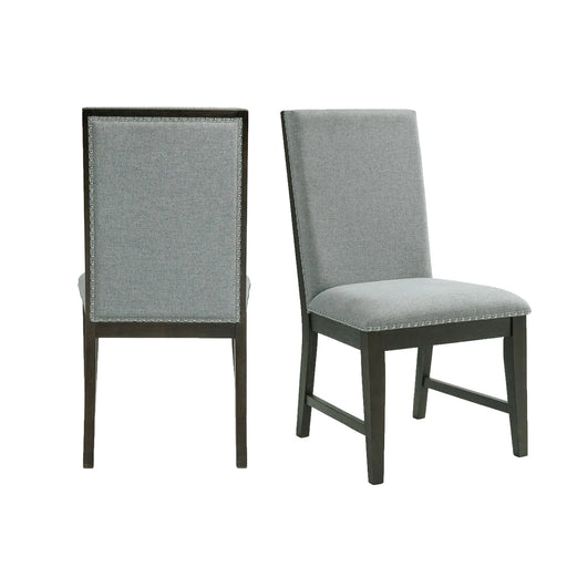 Donovan Upholstery Side Chair Dark (2 Per Pack) - Tony’s Furniture Store & Linen (GA) - Multi Location