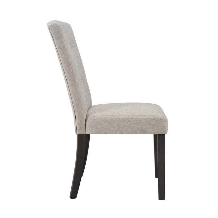 Lexi Tufted Fabric Side Chair in Beige (2 Per Pack) - Tony’s Furniture Store & Linen (GA) - Multi Location