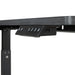 Oakland Adjustable Desk in Black - 3A Packing - Tony’s Furniture Store & Linen (GA) - Multi Location